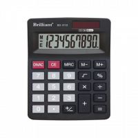 Калькулятор 10 розрядів 127х88х26мм, Brilliant