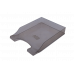 Лоток горизонтальный пластиковый дымчатый прозрачный Симметрия, Arnika
