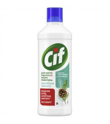 Засіб для чищення  підлоги Cif, 1100мл, Альпійська свіжість