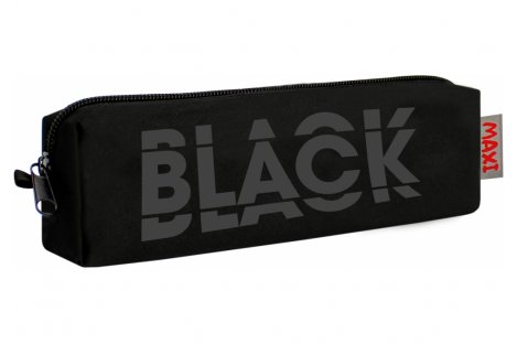 Пенал м'який 1 відділення на блискавці "Black" , Maxi Пенал м'який 1 відділення на блискавці "Black" , Maxi