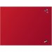 Доска стеклянная магнитно-маркерная 90х120см красная, Axent
