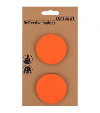 Набір значків світловідбиваючих помаранчеві, Kite