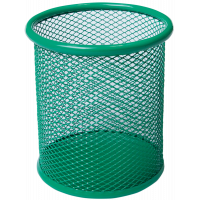 Подставка канцелярская металлическая зеленая, Buromax