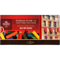 Пастель сухая мягкая 24 цвета Toison D'or, KOH-I-NOOR