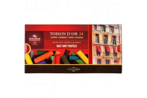 Пастель суха м'яка 24 кольора Toison D'or, KOH-I-NOOR