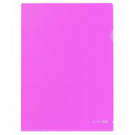 Папка-уголок А4 пластиковая розовая, Economix