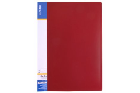 Папка-швидкозшивач А4 пластикова Clip A червона, Economix