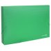 Папка-бокс А4 20мм пластикова на гумках зелена, Economix