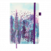 Деловой блокнот A5 96л нелинованный Cherie фиолетовый, Buromax
