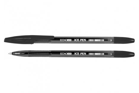 Ручка кулькова Ice Pen, колір чорнил чорний 0,5мм, Economix