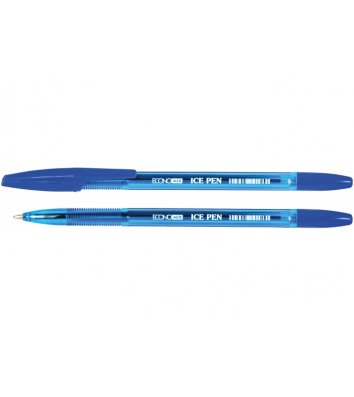 Ручка шариковая Ice Pen, цвет чернил синий 0,5мм, Economix