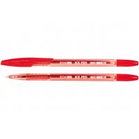 Ручка кулькова Ice Pen, колір чорнил червоний 0,5мм, Economix