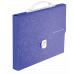 Портфель А4 пластиковый на застёжке 1 отделение фиолетовый, Buromax