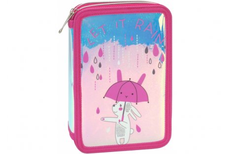 Пенал твердий "Let in rain" на блискавці 2 відділення, Cool for School Пенал твердий "Let in rain" на блискавці 2 відділення, Cool for School