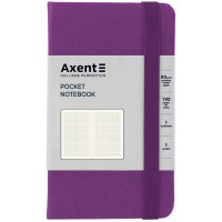 Деловой блокнот А6 96л клетка Partner фиолетовый, Axent