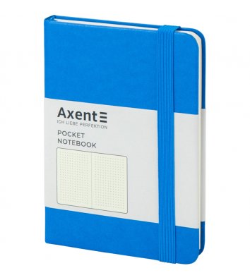 Діловий записник А6 96арк в крапку Partner блакитний, Axent