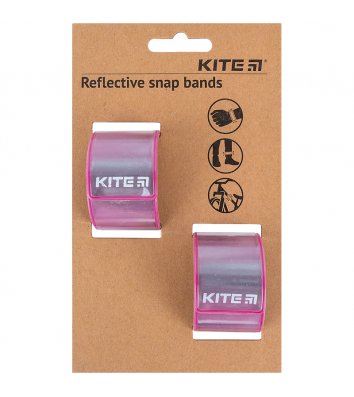 Набір браслетів світловідбиваючих бузкові, Kite
