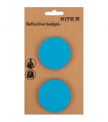 Набір значків світловідбиваючих блакитні, Kite