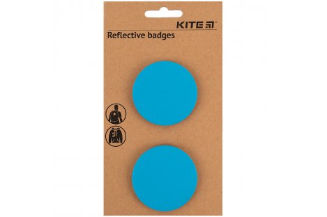 Набір значків світловідбиваючих блакитні, Kite