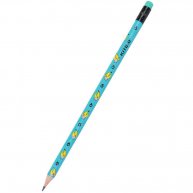 Олівець чорнографітний з гумкою Bananas HB, Kite