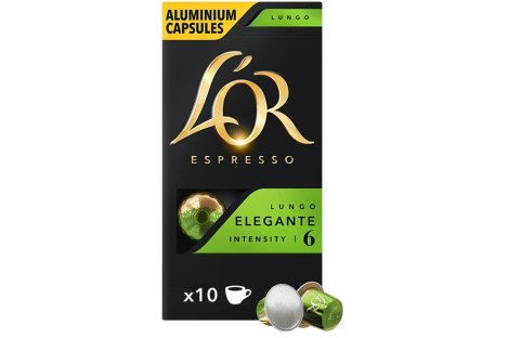 Кава в капсулах L`OR Lungo Elegante мелена 10шт*5.2г