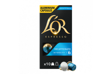 Кофе в капсулах L’Or Espresso Decaffeinato молотый 10шт*5,2г