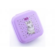 Ланч-бокс Cat 850 мл фіолетовий, Maxi