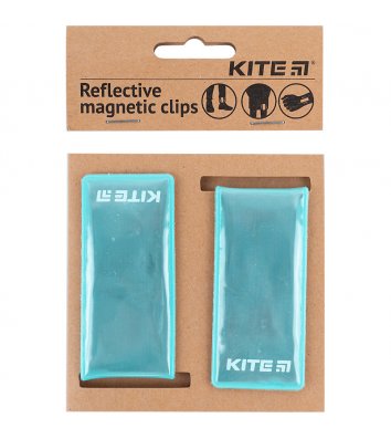Набір магнітних кліпс світловідбиваючих м'ятні, Kite