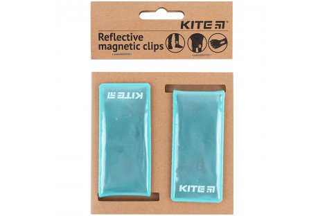 Набір магнітних кліпс світловідбиваючих м'ятні, Kite Набір магнітних кліпс світловідбиваючих м'ятні, Kite