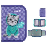 Пенал твердий "Studio Pets" на блискавці 1 відділення 2 розвороти, Kite