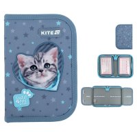 Пенал твердий "Studio Pets" на блискавці 1 відділення 2 розвороти, Kite