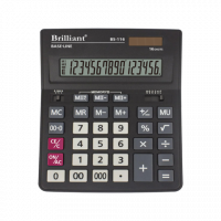 Калькулятор 16 розрядів 205х159х27мм, Brilliant