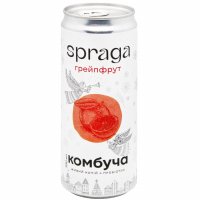 Напій газований Spraga Комбуча Грейпфрут 0,33л