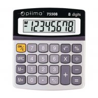 Калькулятор  8 розрядів 134*107*34мм, Optima