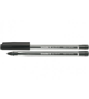 Ручка кулькова Tops 505 М, колір чорнил чорний 0,7мм, Schneider