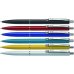 Ручка кулькова автоматична К15, корпус асорті, колір чорнил синій 0,7мм, Schneider