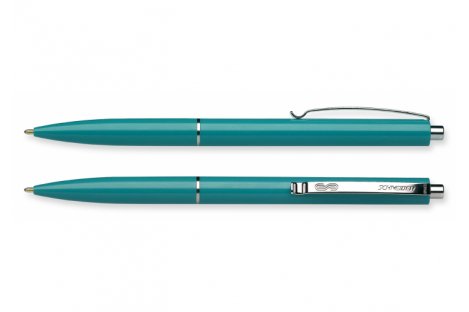 Ручка кулькова автоматична К15, корпус бірюзовий, колір чорнил синій 0,7мм, Schneider