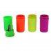 Чинка пластикова 1 лезо з контейнером "Mini Neon" асорті, Kum