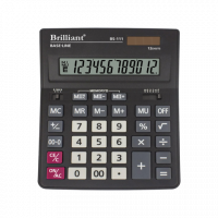 Калькулятор 12 разрядов 205х159х27мм, Brilliant