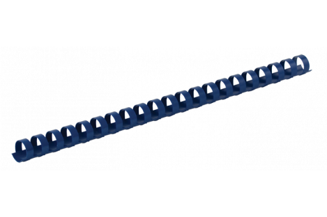 Пружини для брошурування 10мм 100шт пластикові сині, Buromax