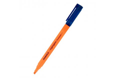 Маркер текстовый Highlighter цвет чернил оранжевый 2-4мм, Axent