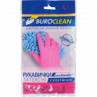 Перчатки хозяйственные суперпрочные L, Buroclean