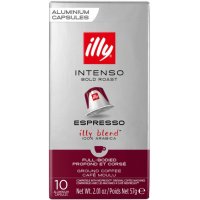 Кофе в капсулах Illy Intenso Espresso 100% Арабика 10шт совместимы с Nespresso