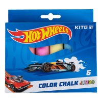 Мел цветной 6шт "Hot Wheels", Kite