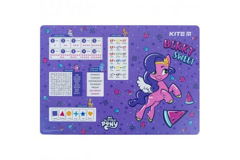 Килимок для дитячої творчості  А3 пластиковий "My Little Pony", Kite