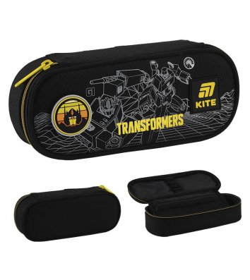 Пенал твердий "Transformers" 1 відділення на блискавці, Kite