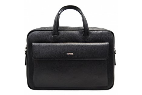 Портфель мужской кожаный черный 340, Desisan