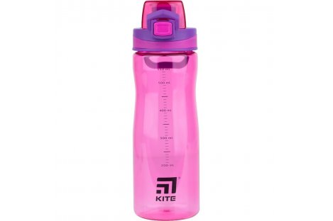 Бутылочка для воды 650мл розовая, Kite