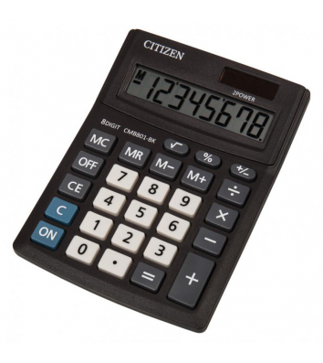 Калькулятор 8 розрядів 137*102*31мм, Citizen