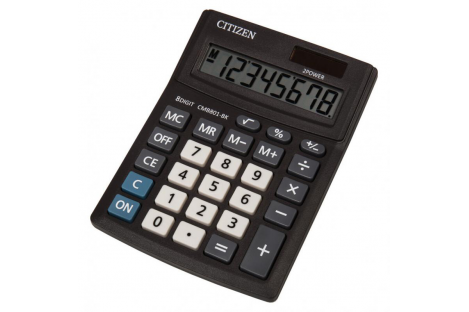 Калькулятор 8 розрядів 137*102*31мм, Citizen